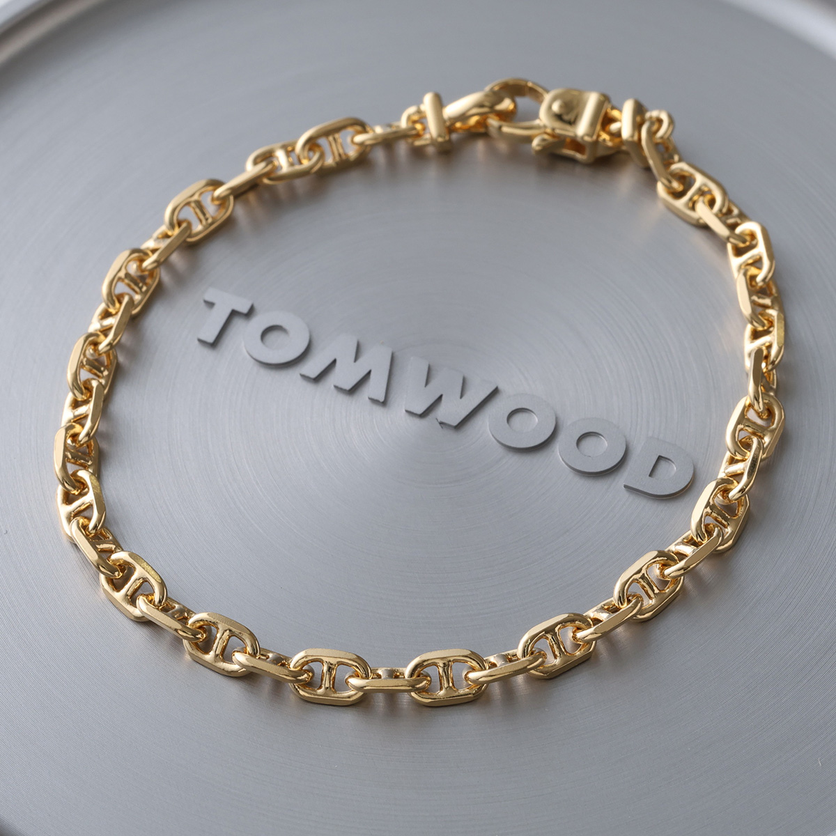 TOM WOOD（トムウッド） ブレスレット Cable Bracelet Gold ケーブル
