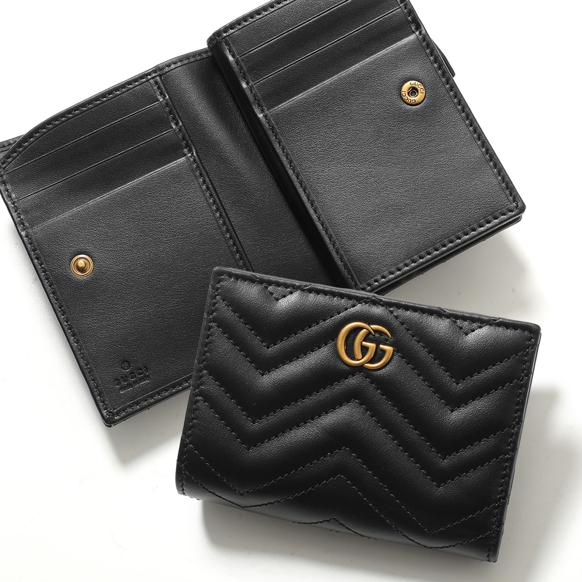 GUCCI（グッチ） 二つ折り財布 GGマーモント 773427 DTDHT レディース