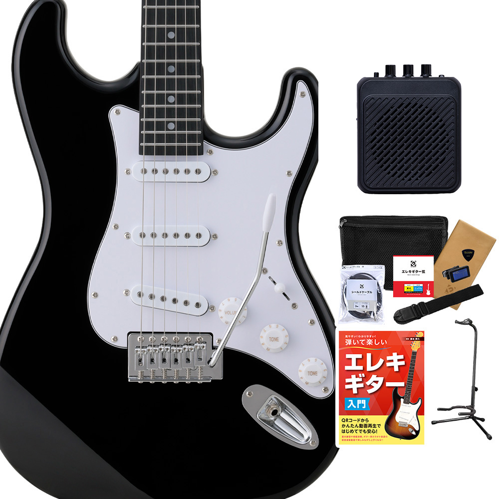BUSKER'S バスカーズ BST-Standard エレキギター初心者12点セット