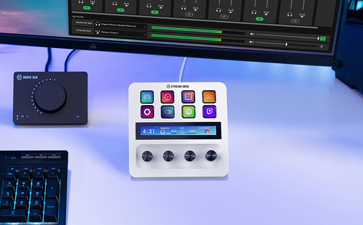 CORSAIR（コルセア） Elgato Stream Deck + White ｜ 10GBD9911-JP