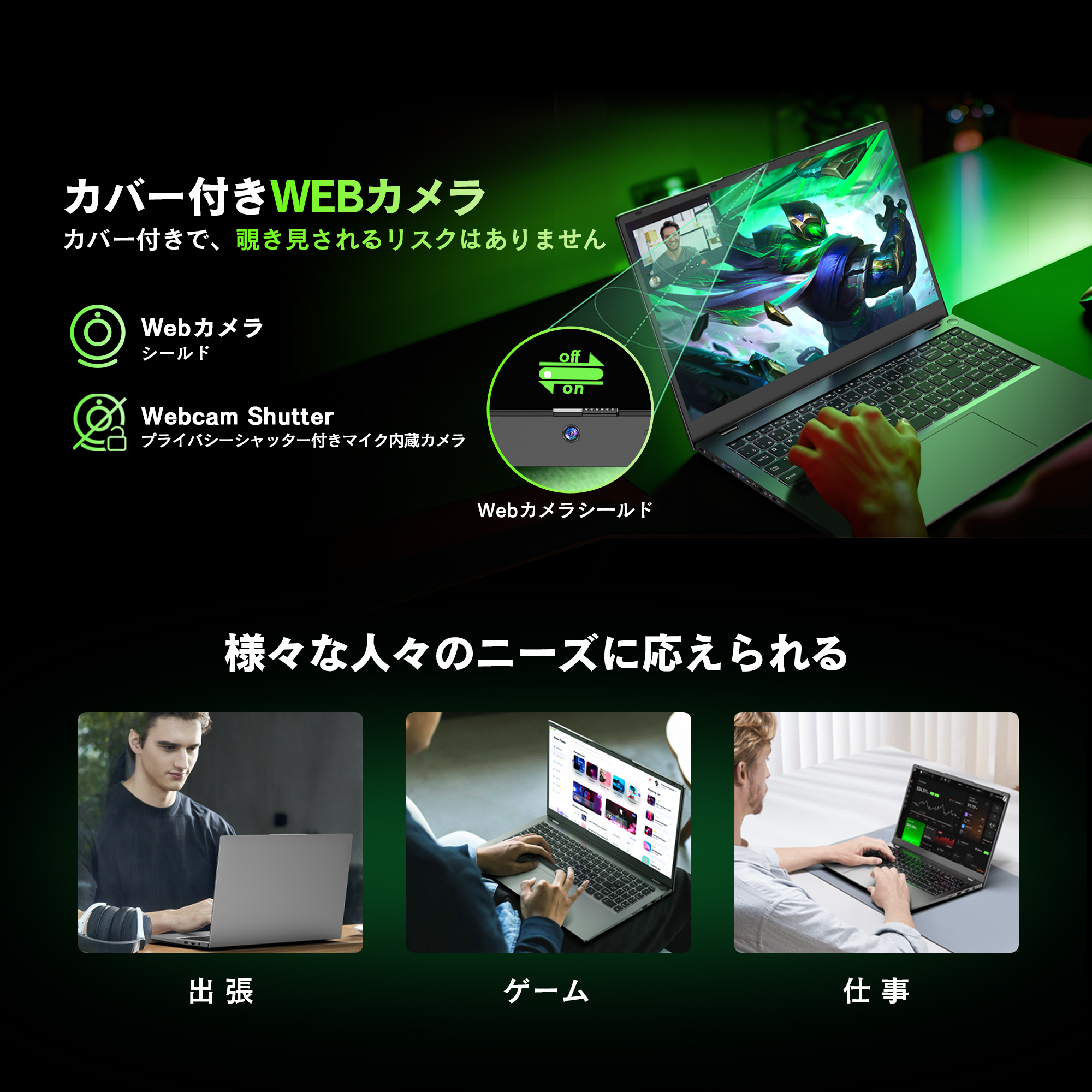 VETESA 新品 ゲーミング ノートパソコン AMD Ryzen 7 pro 15.6インチ