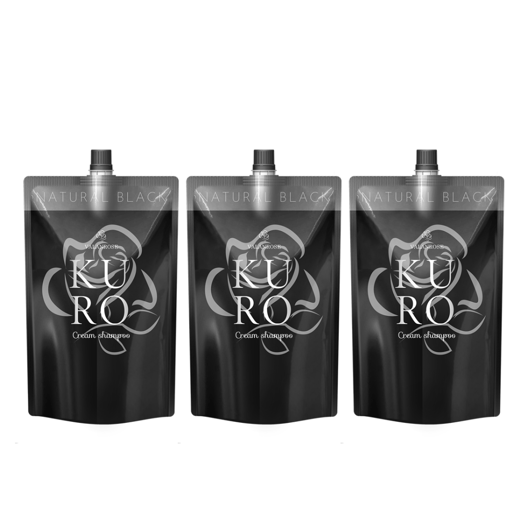 VALANROSE（バランローズ） KUROクリームシャンプー 3個セット(400g×3