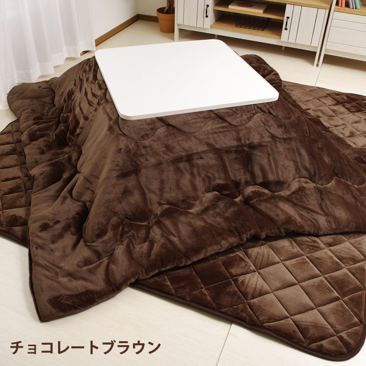 こたつ布団セット 正方形 掛敷セット 約170×170cm 「 Dフランネル 掛