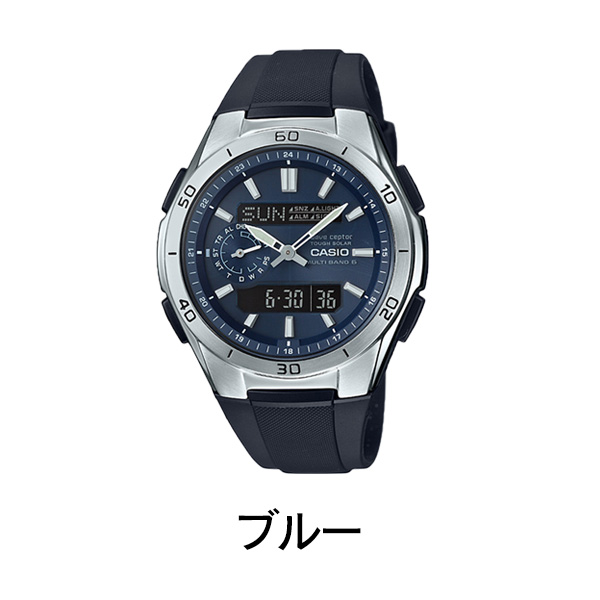 WAVE（CASIO） 在庫限り カシオ腕時計 電波ソーラー メンズ デジタル
