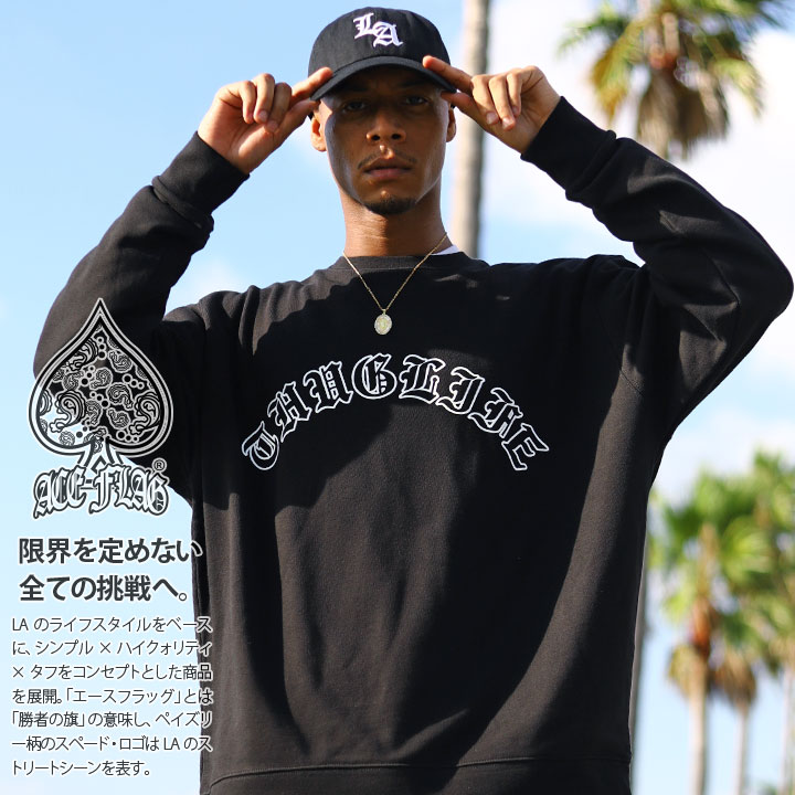 ACEFLAG（エースフラッグ） トレーナー ブランド スケボー 長袖