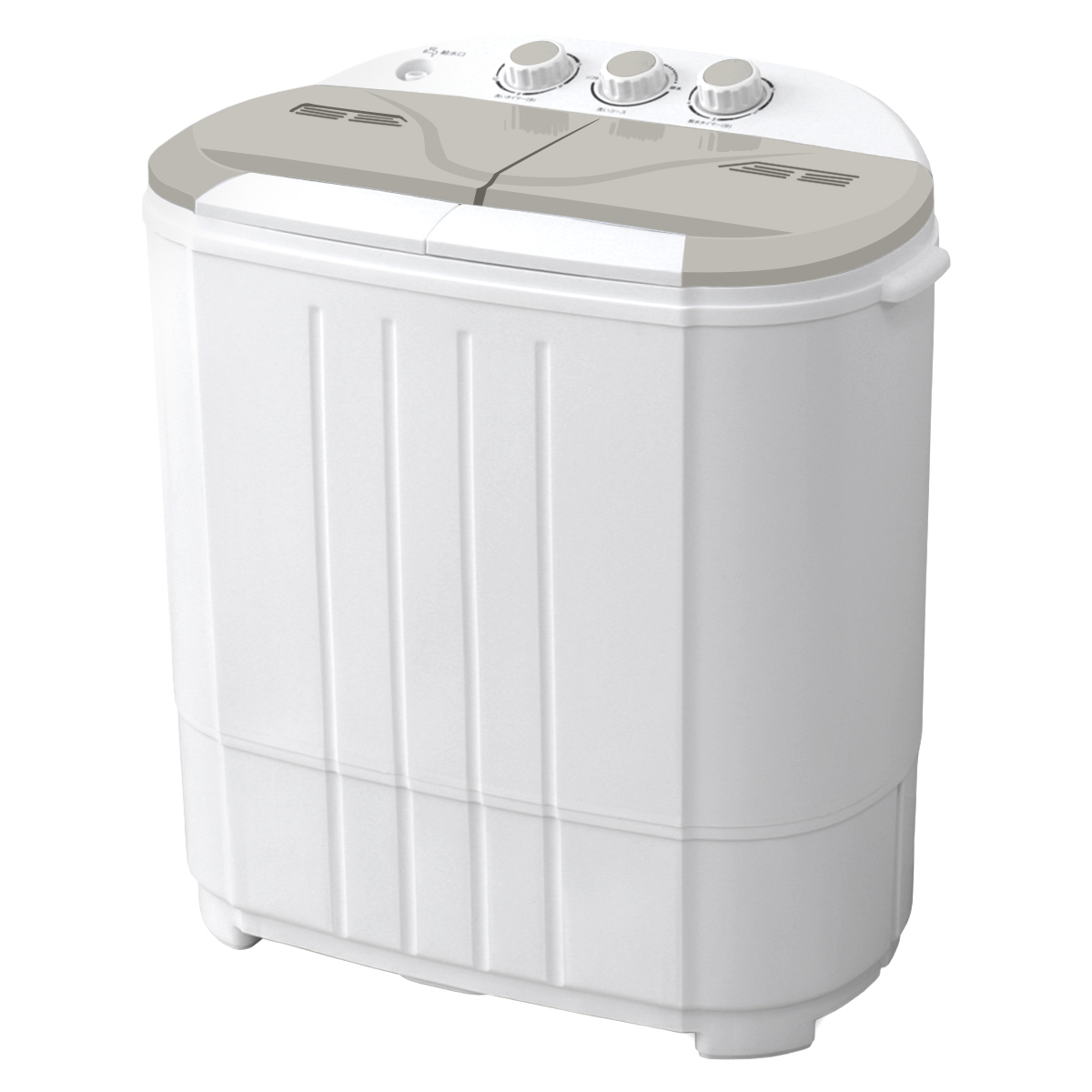 WEIMALL（ウェイモール） ミニ洗濯機 洗濯機 一人暮らし 二層式 3.6kg