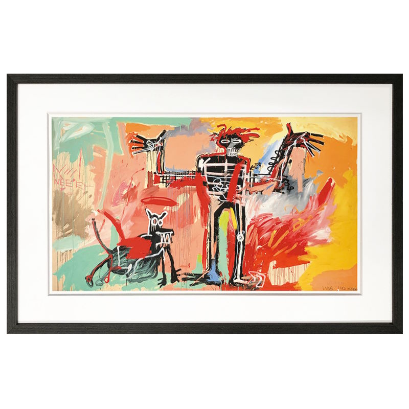 ジャン＝ミシェル バスキア Boy and Dog in a Johnnypump 1982 アート