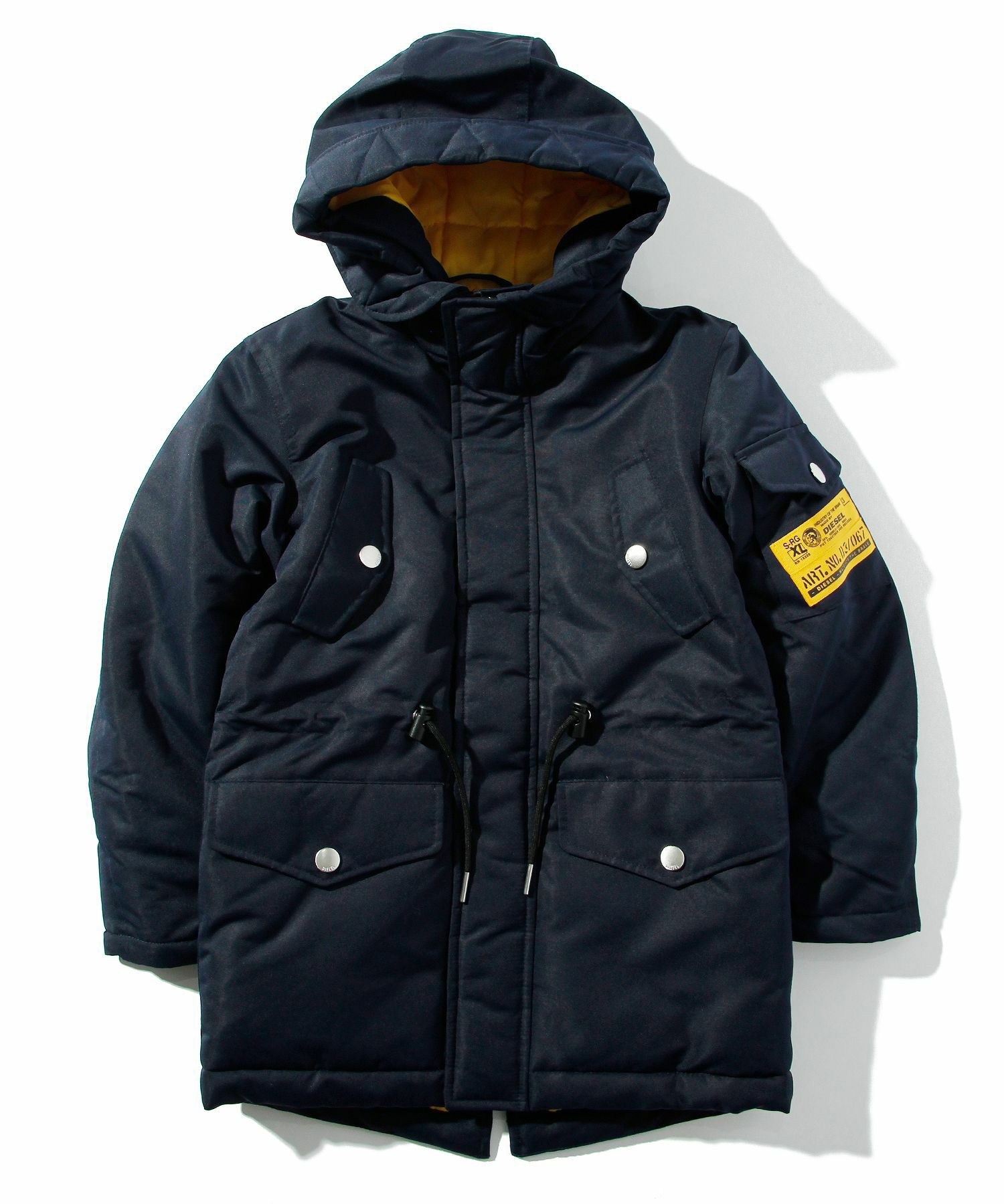 DIESEL(ディーゼル)Kids & Junior ミリタリーフーディーブルゾン