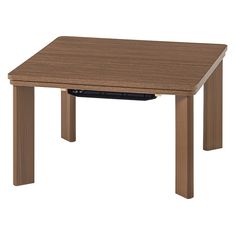 萩原 カジュアルこたつ 60×60cm ブラウン KOT-7380-60BR 1台（ご注文