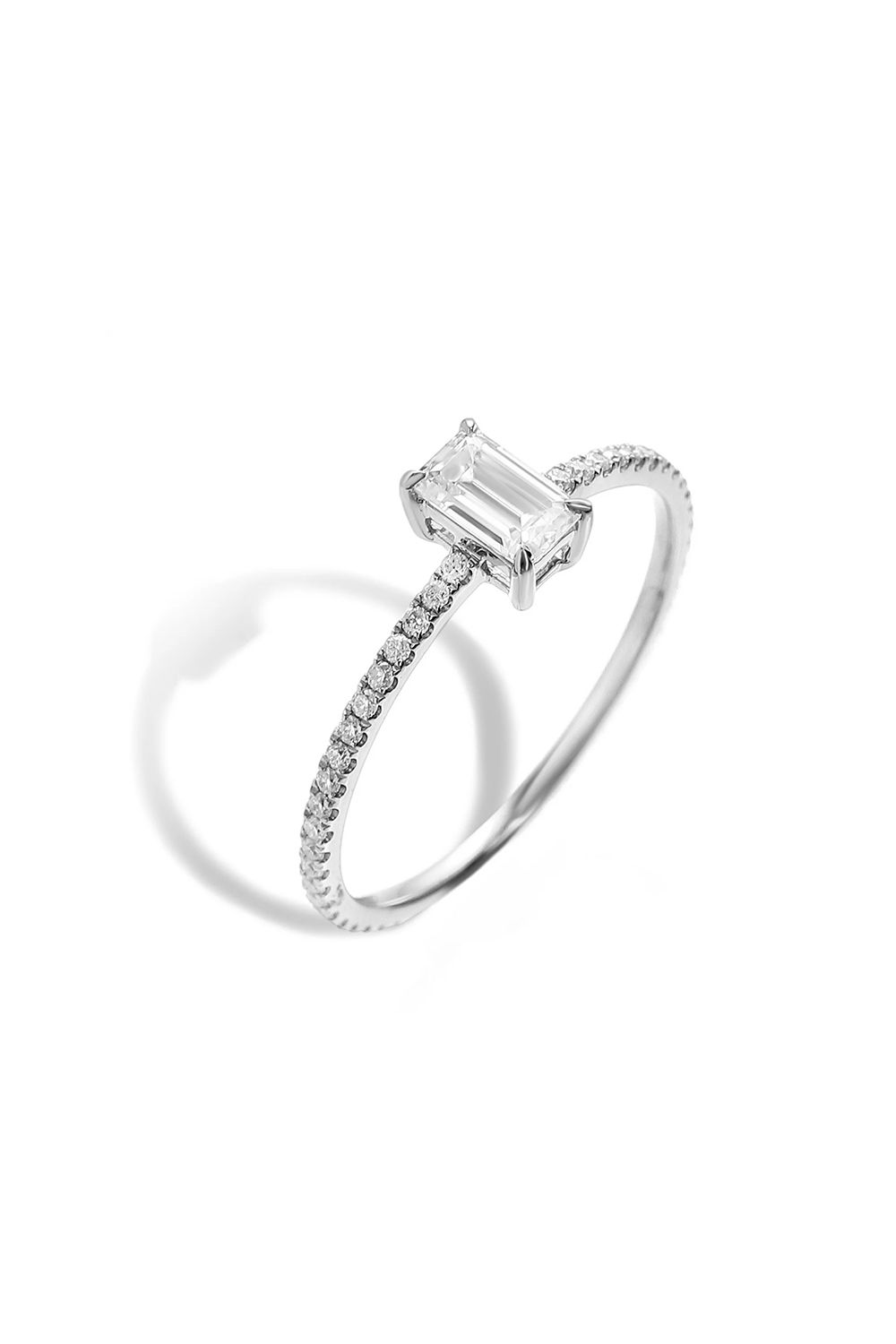 GYPPHY - 【即納】EMERALD MOISSANITE FULL ETERNITY RING