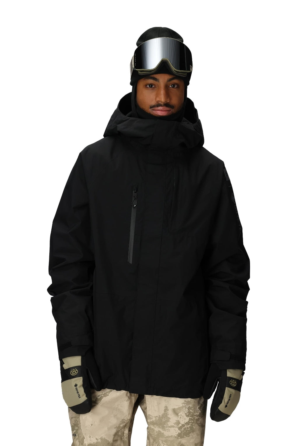 686 ロクハチロク MENS GORE-TEX CORE SHELL JACKET BLACK 25-26