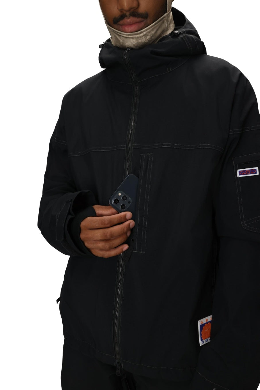 686 ロクハチロク MENS DOJO SHELL JACKET BLACK 25-26 スノーボード