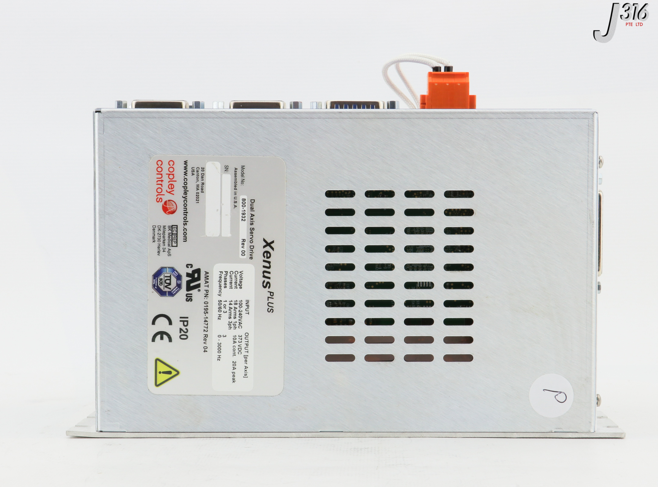 32647 COPLEY CTRLS DUAL AXIS SERVO DRIVE, XENUS PLUS, AMAT 0195