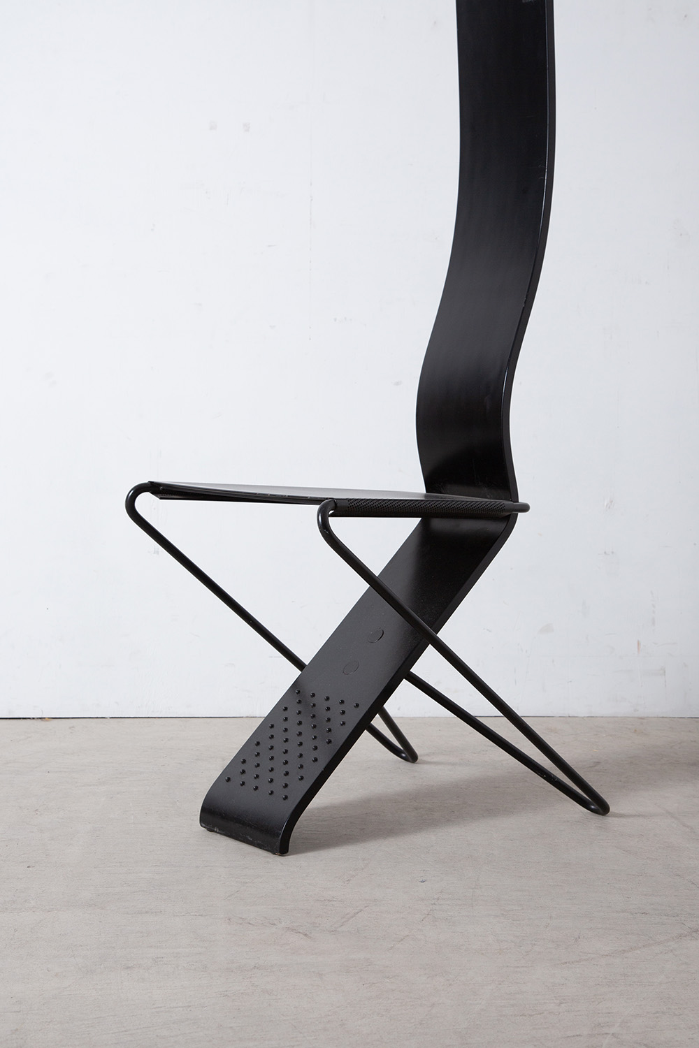 stoop | 'Impronta' Hight Back Chair by Pietro Arosio for Sorgente