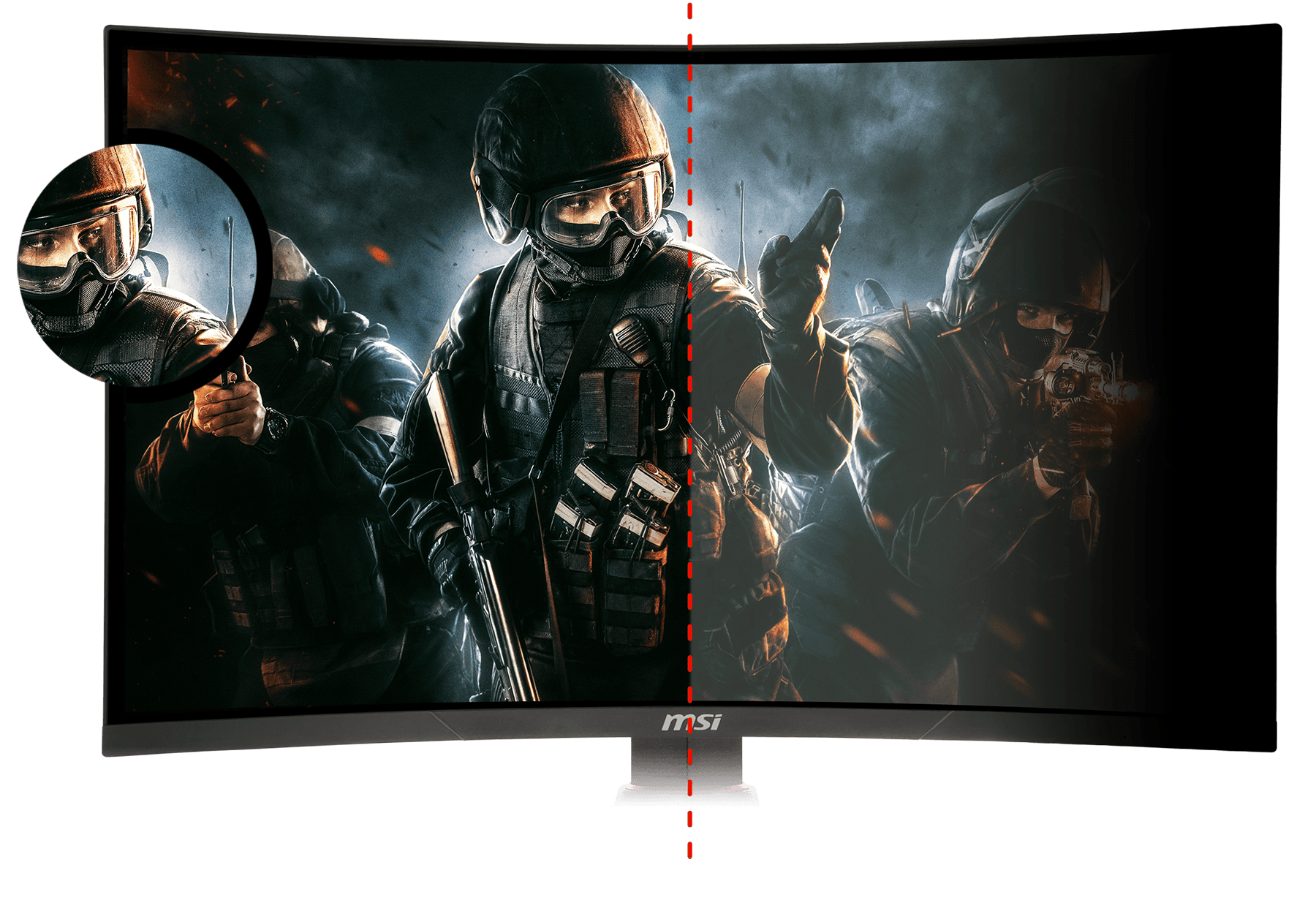 Monitor - Curved Gaming Monitor - MAG24C | MSI Global