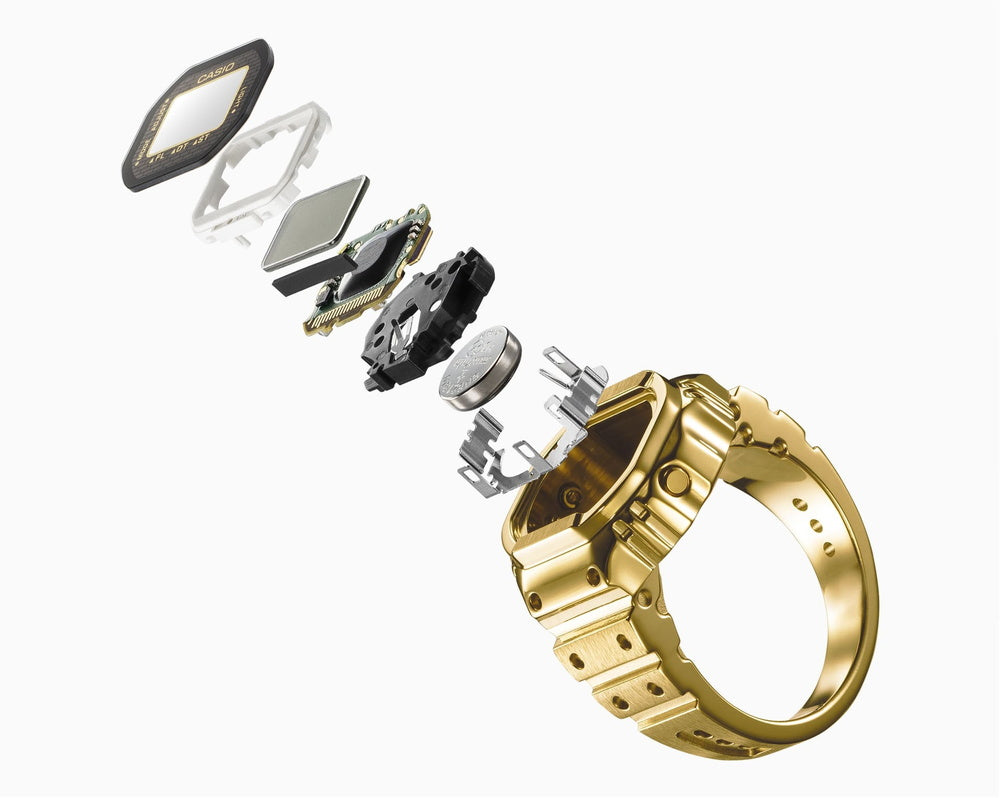 CASIO RING WATCH カシオ リングウォッチ クォーツ CRW-001G-9JR