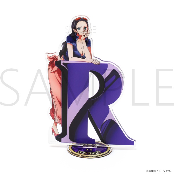 ワンピース】ワンピース HBDイニシャルアクリルスタンド[2.6 ニコ