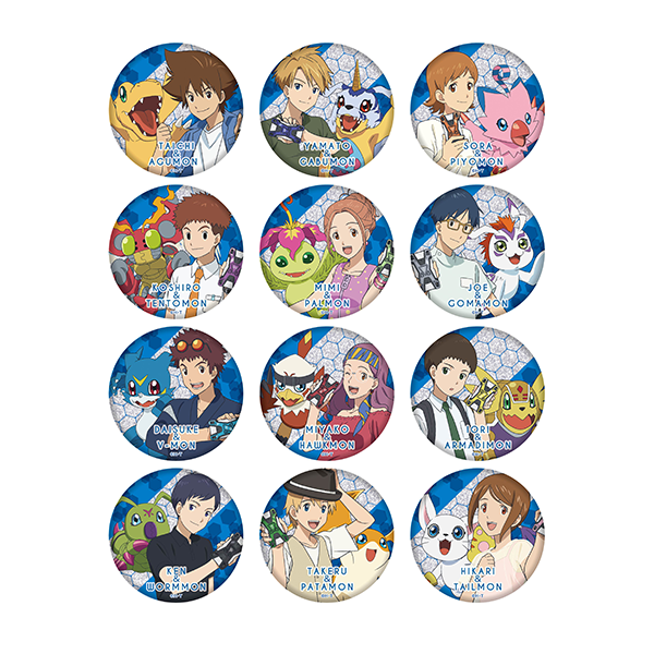 デジモンアドベンチャー】グリッター缶バッジ（ランダム1個）【Limited