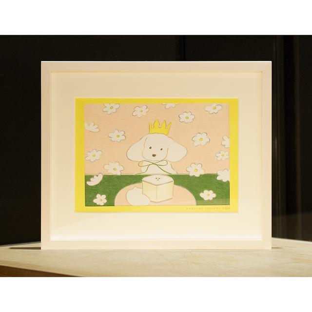 4月上旬頃配送】てらおかなつみ 額装原画08 てらおかなつみ -の商品