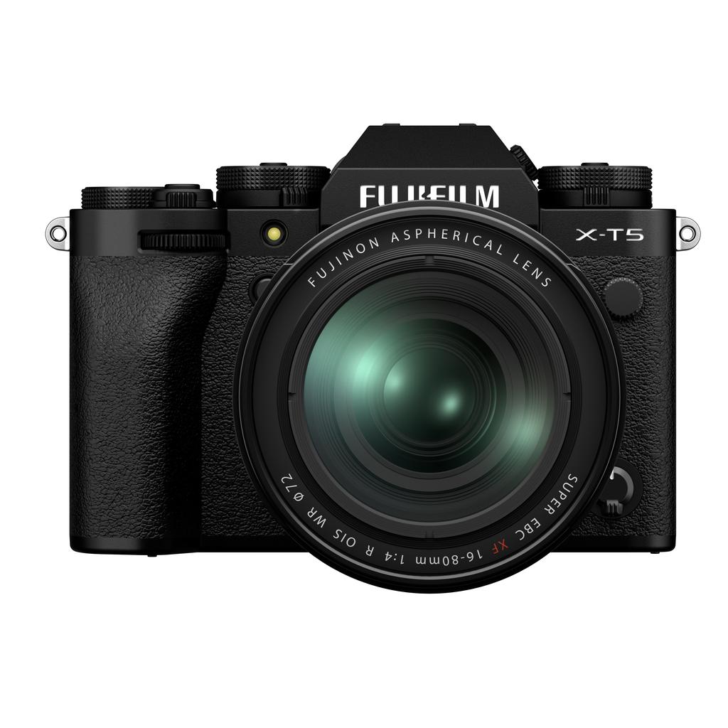 FUJIFILM X-T5 Mirrorless Camera with 16-80mm Lens (Black) by