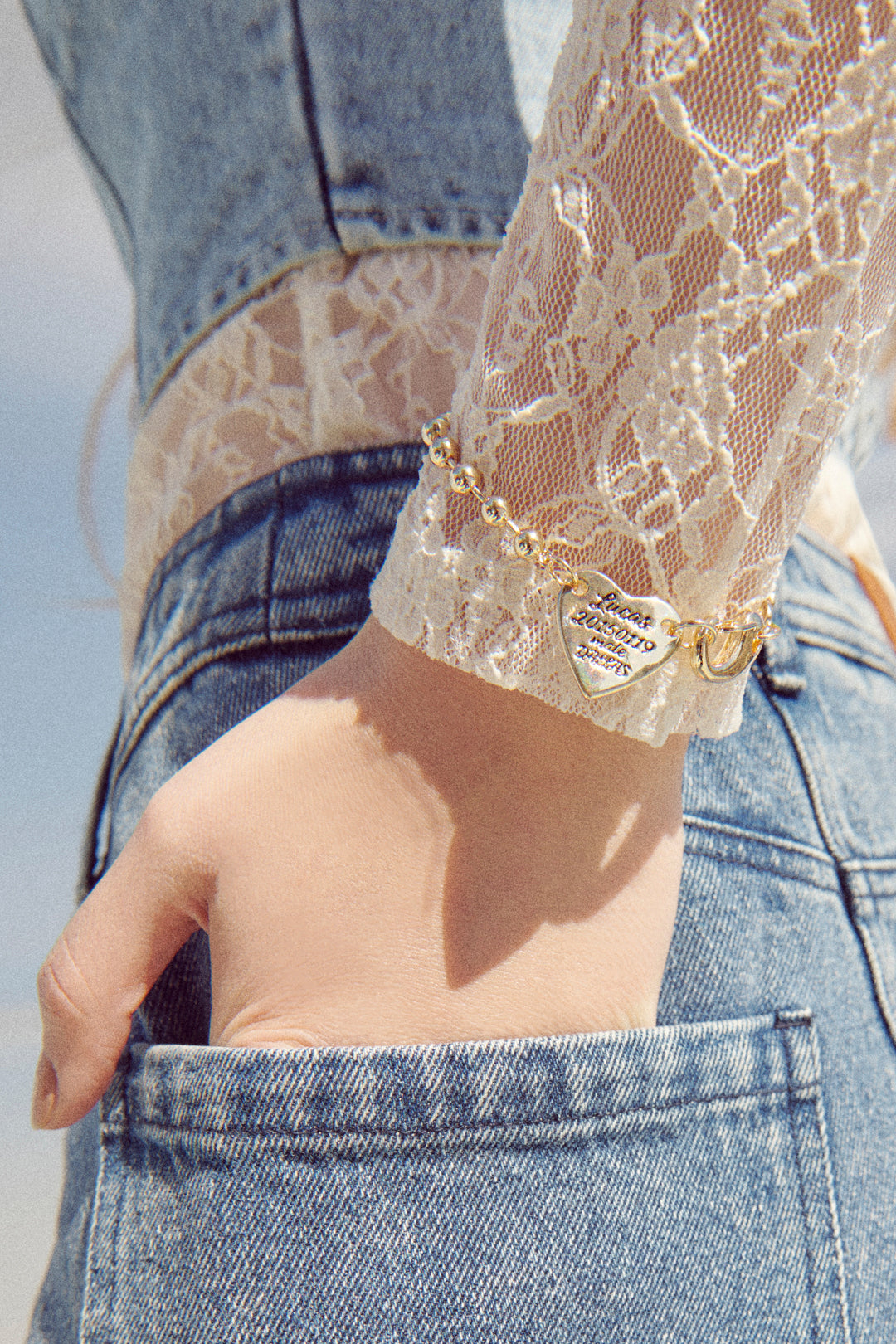 ルーカス ハート ID プレート ブレスレット – GOLDY Onlinestore