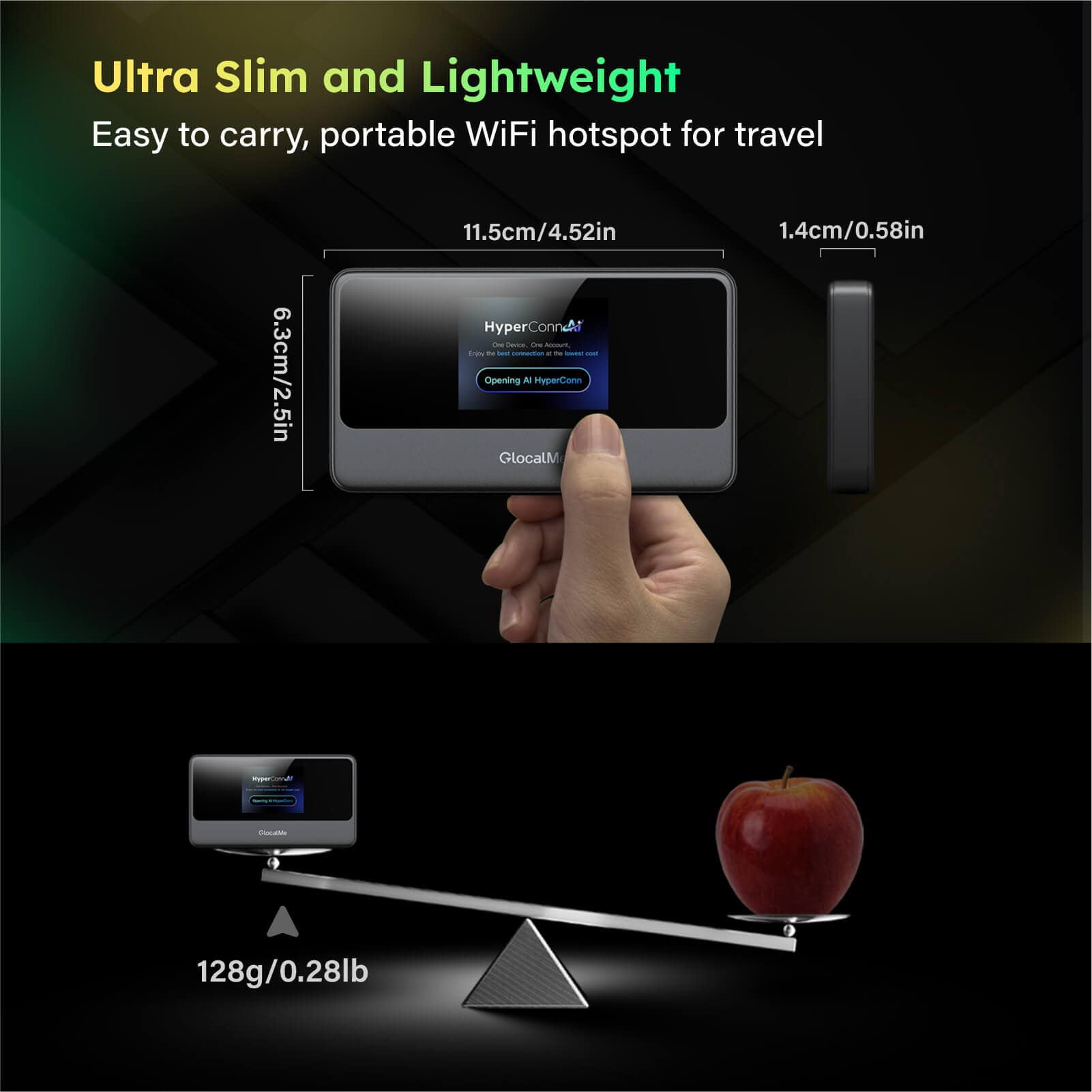MeowGo G40 Pro | 4G WiFi Hotspot with 13H Battery - GlocalMe