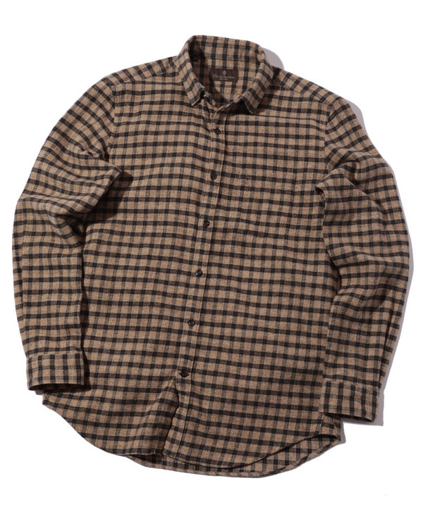 コットンツーディー起毛チェックシャツ｜メンズファッション通販 MEN'S