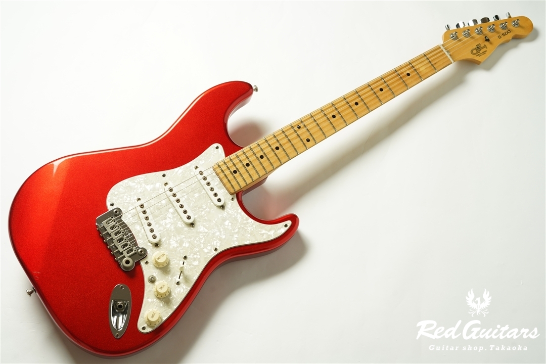 G&L Tribute S-500（Made in Japan） - Candy Apple Red | Red Guitars