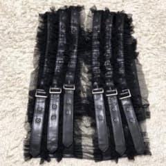 ノワールケイニノミヤ 革レースフリルハーネス Sサイズ 黒 - メルカリ