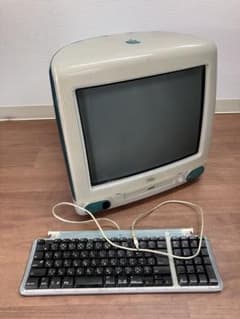 レトロ！【Apple】 iMac G3 初代 ボンダイブルー キーボード付 - メルカリ