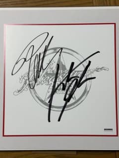 B'z サイン色紙(Pleasure 2023 -STARS-) 額縁付き - メルカリ
