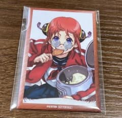 銀魂 ジャンフェス アニプレックス 抽選会 D賞 スクエア缶バッジ 神楽