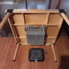 十全商会 豆炭こたつ 豆炭ホームこたつ 燃焼器 グローブ 昭和レトロ
