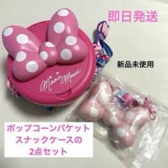 ミニーパルパルーザ ポップコーンバケットとスナックケースの2点セット
