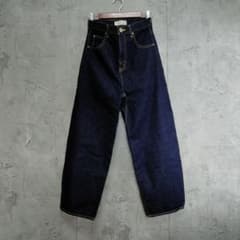 超美品 BLACK BYMOUSSY PUNA ブルー バレルレッグ 24 - メルカリ