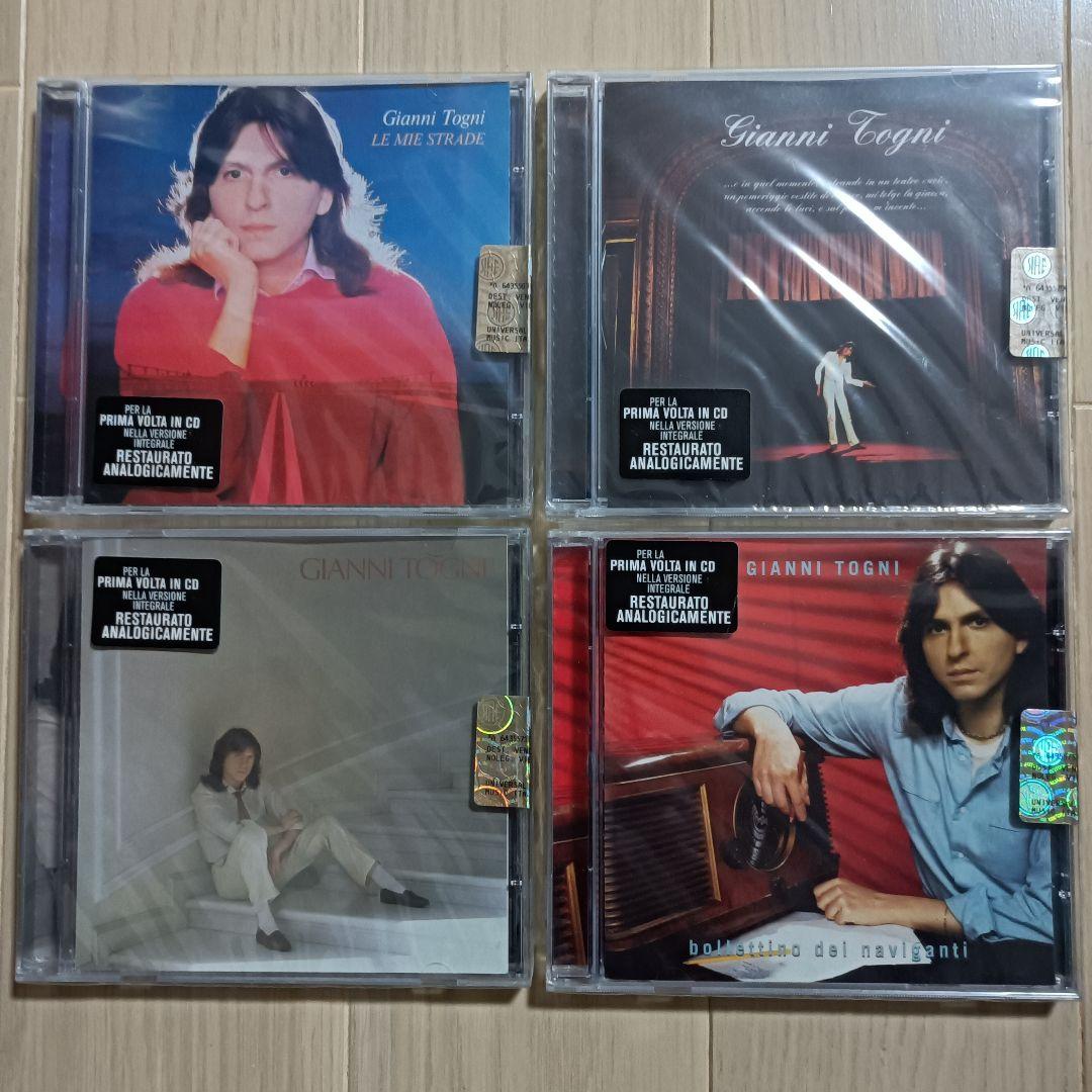 Gianni Togni 廃盤CD 2010リマスター盤 4枚セット 新品未開封 Gianni Togni 廃盤CD 2010リマスター盤 4枚セット 新品未開封