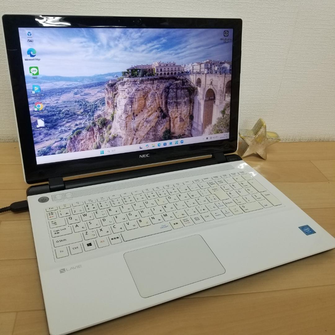 大容量HDD Win11 即使用可 DVD再生 ノートPC NEC (E3065 大容量 Win11 DVD再生可 即使用可ノートPC NEC (E3435) - メルカリ