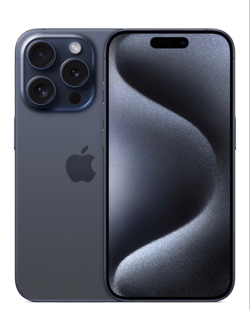 iPhone15 Pro 未開封・Apple公式交換品 整備品 iPhone 15 Pro 128GB - ブルーチタニウム（SIMフリー）[整備済製品