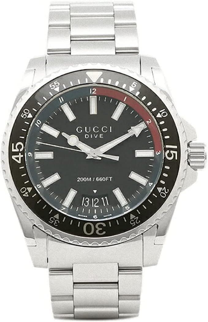 腕時計 GUCCI DIVE グッチ ダイブ YA136212 シルバー - メルカリ