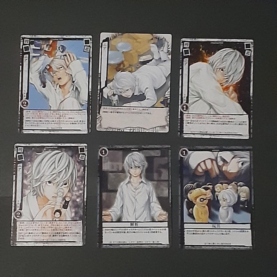 DEATHNOTE デスノート　ニア　トレーディングカード 6枚 セット デスノート ニア・メロセット① KONAMI トレーディングカードの通販 by