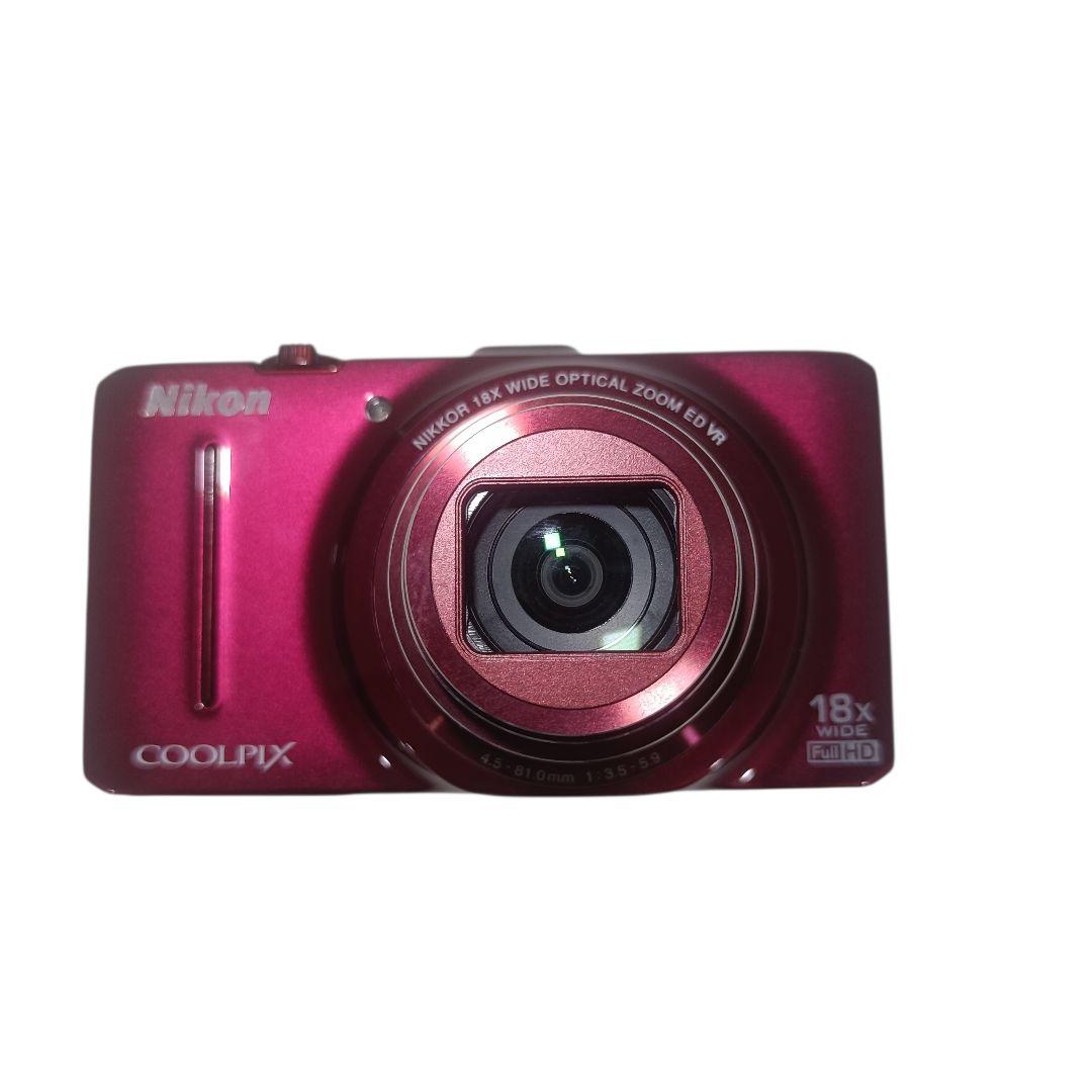 Nikon COOLPIX S9300 レッド 動作確認済 コンパクトデジカメ