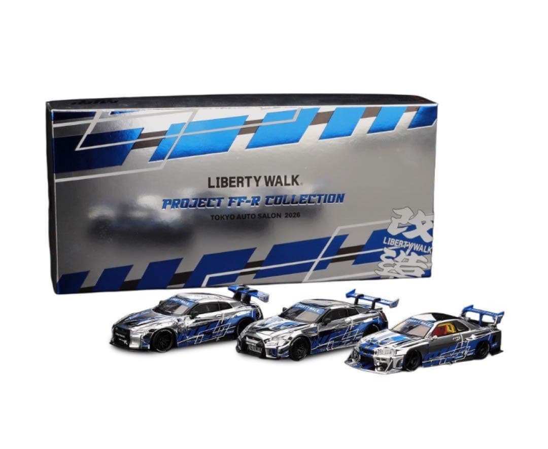 ミニカー LIBERTY WALK PROJECT FF-R COLLECTION TAS MINI GT Liberty walk Project Special Box FF-R Collection Tokyo