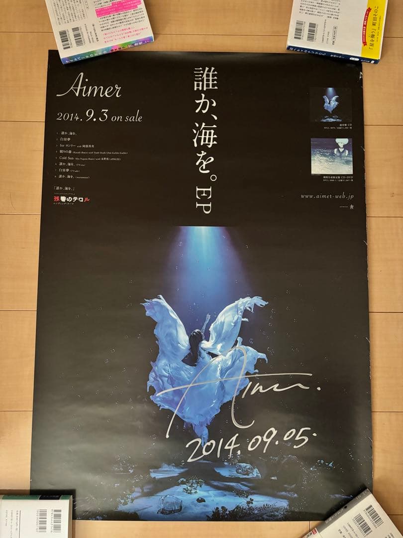 Aimer 「誰か、海を。」 直筆サイン入り ポスター Yahoo!オークション -「aimer」(ミュージシャン) (ポスター)の落札相場