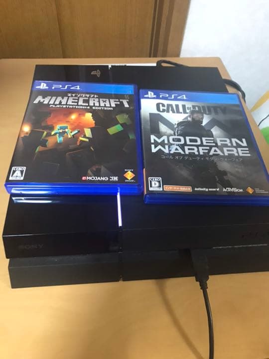 PS4 PlayStation4 500GB＋ソフト SIE プレイステーション4 HDD 500GB ジェット・ブラック CUH-2100AB01