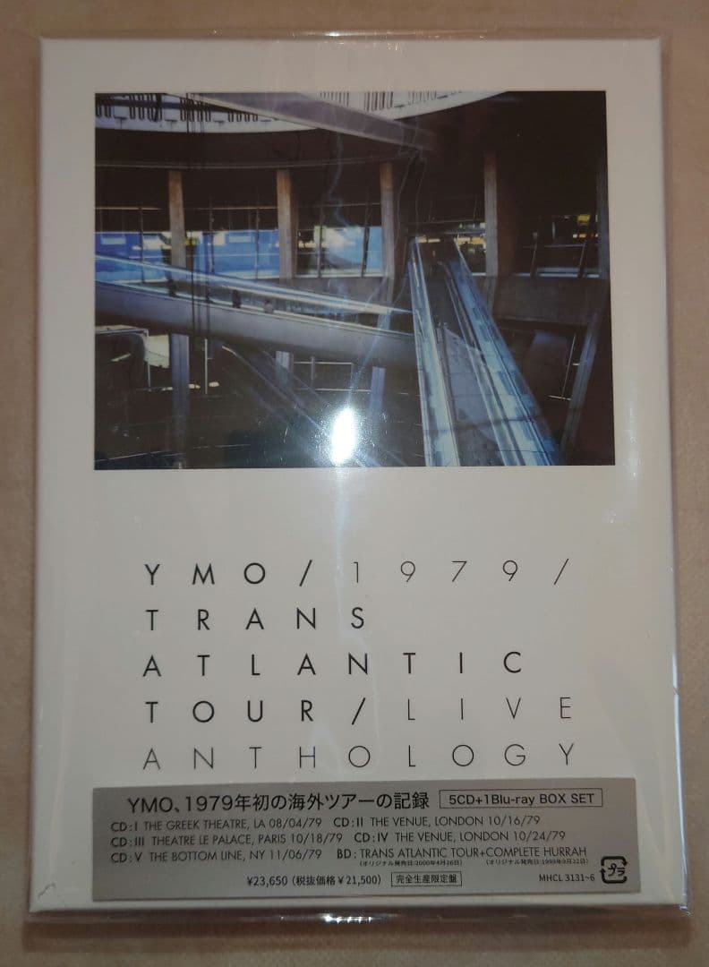 YMO 1979 TRANS ATLANTIC TOUR LIVE 限定盤 YMO ライブBOX SET『YMO 1979 TRANS ATLANTIC TOUR LIVE ANTHOLOGY