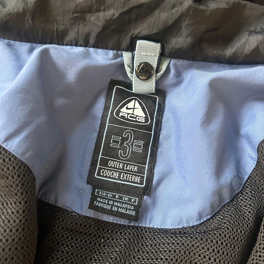 テック系❗️】90s nike acg マウンテンパーカー 三角ロゴ S ブルー