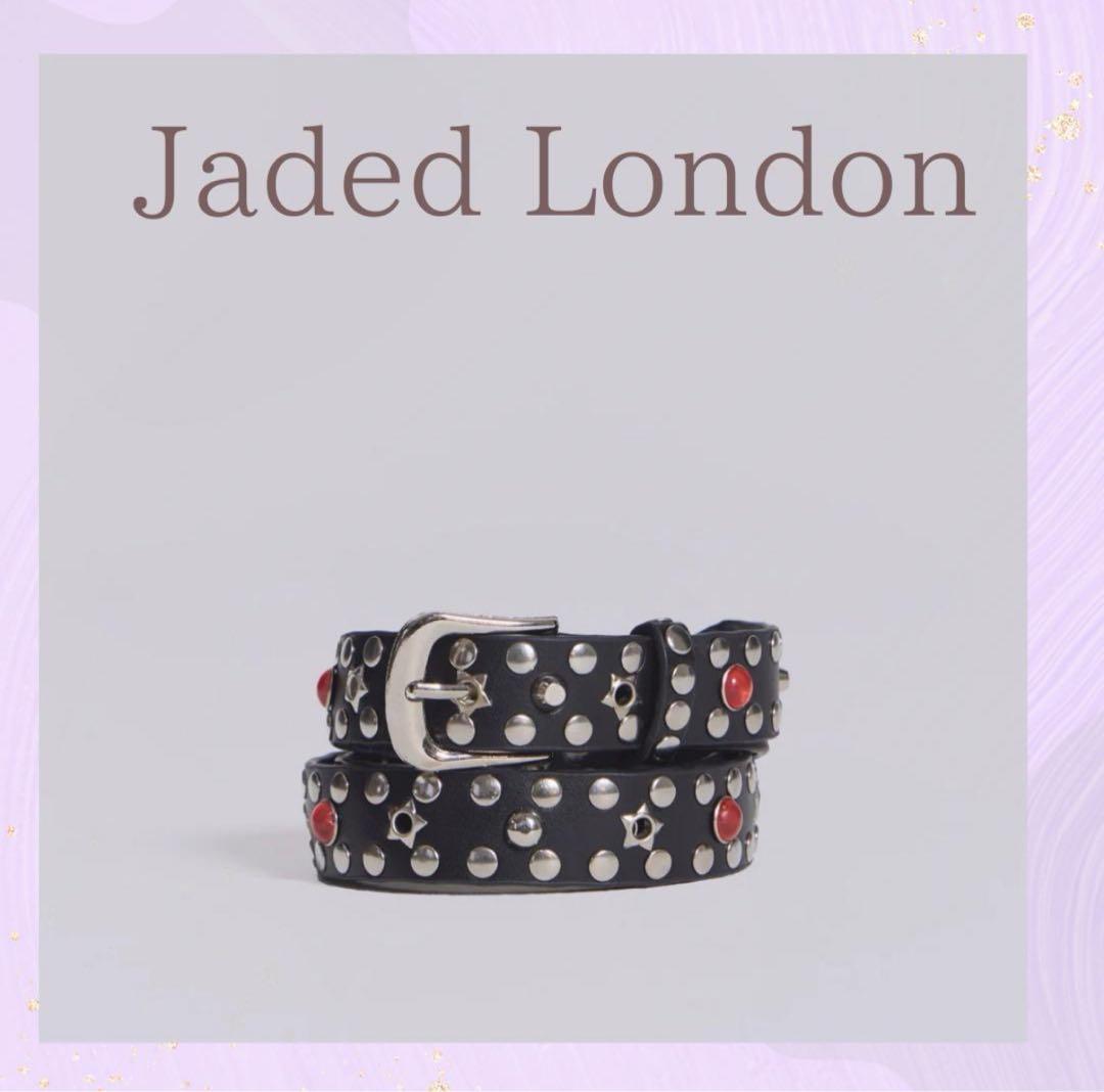 JADED LONDON Mamba Belt ブラックスタースタッズベルト新品
