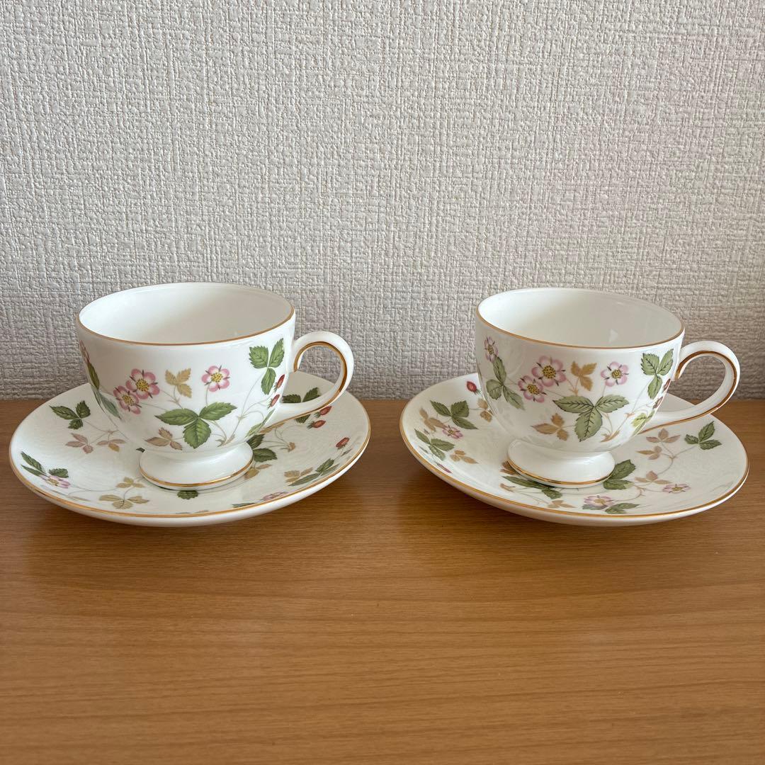 最終値下げ‼︎ウエッジウッド カップ＆ソーサー 2客セット - メルカリ