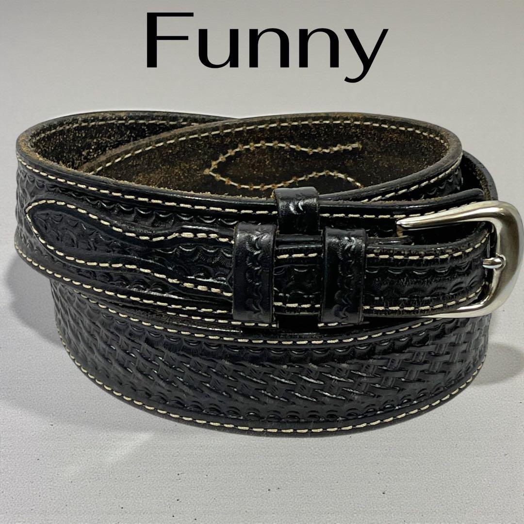 【希少】FUNNYファニー ウエスタン レンジャーベルト プレスバスケット FUNNY（ファニー） FUNNY公式ストア ファニーオリジナル 1-3/4