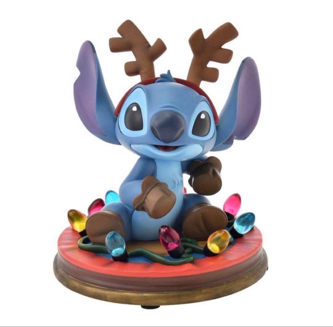 スティッチ フィギュア ライトアップ DISNEY CHRISTMAS トナカイ